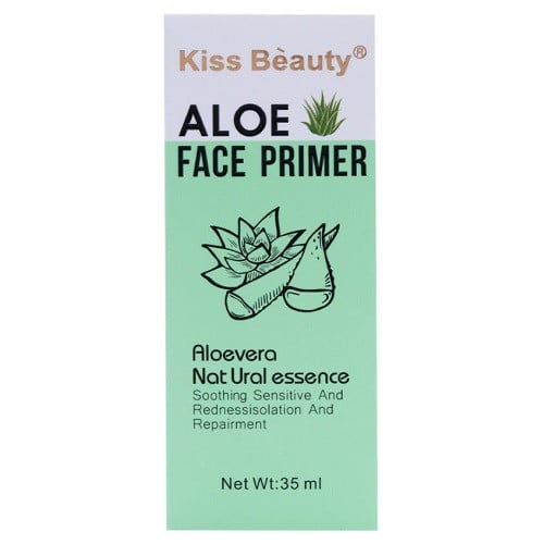 Baza Machiaj Reparatoare, pentru Ten Rosiatic si Sensibil, Kiss Beauty, Primer, Cu Aloe Vera, 35 ml - 2 | YEO