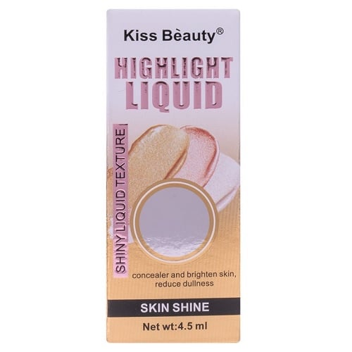 Iluminator Lichid, Kiss Beauty, Skin Shine, 01, 4.5 ml - 2 | YEO