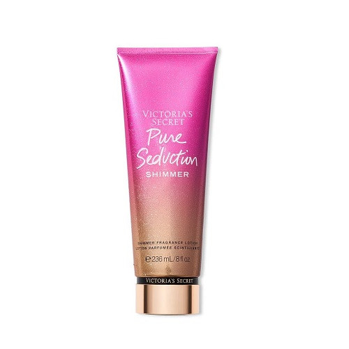 Lotiune de corp stralucitoare, Victoria\'s Secret, Pure Seduction Shimmer, Juiced Plum & Crushed Freesia, 236 ml