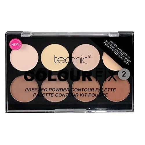 Paleta 8 pudre contur, Technic, Colour Fix 2, Pressed Powder Contour - 1 | YEO