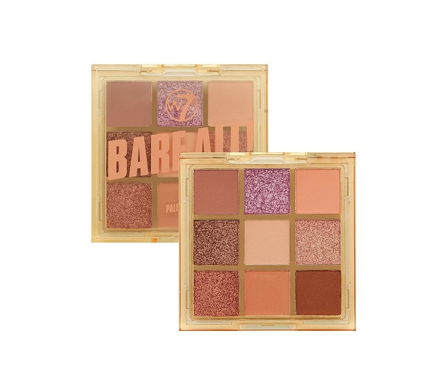 Paleta de farduri, W7, Bare All, Exposed - 1 | YEO