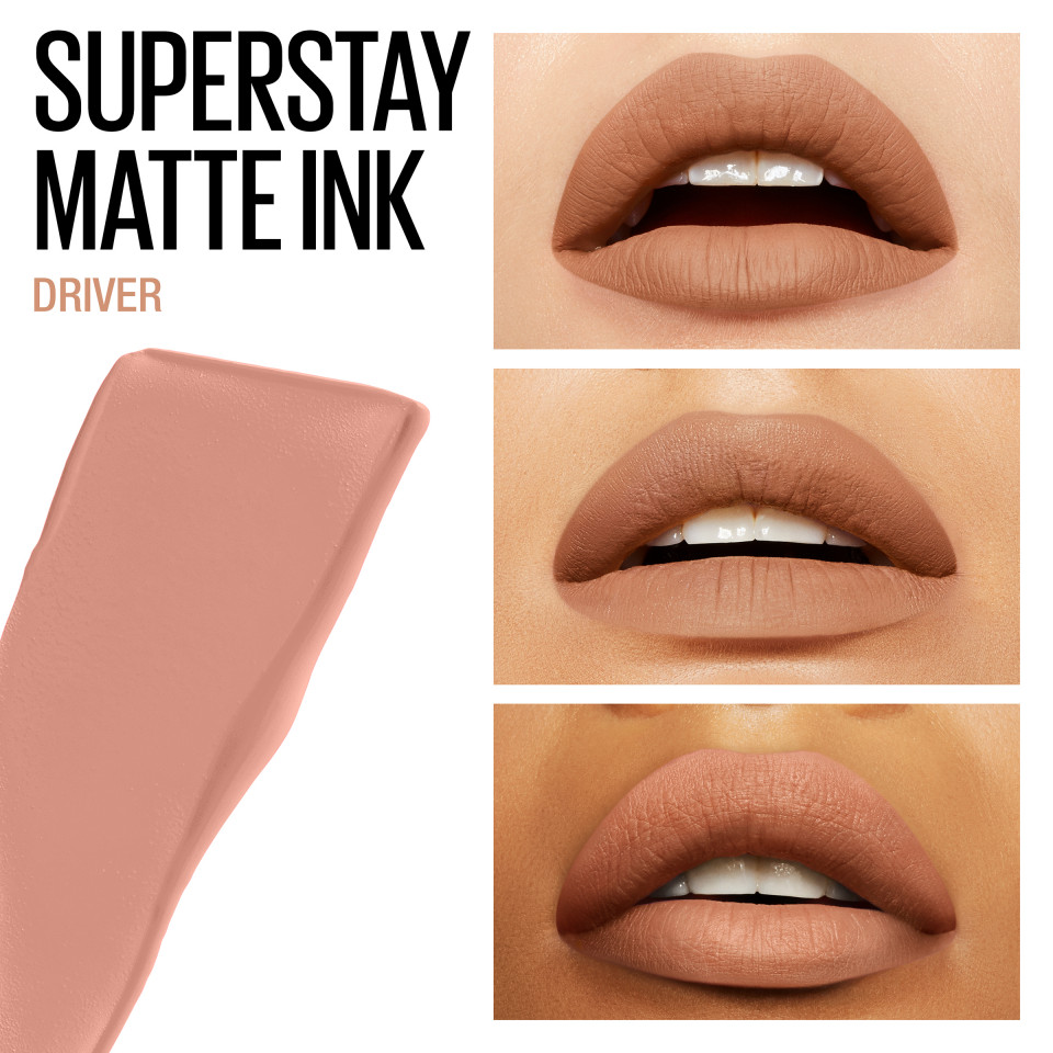 Ruj de buze rezistent la transfer Maybelline Superstay Matte Ink 55 Driver - 2 | YEO