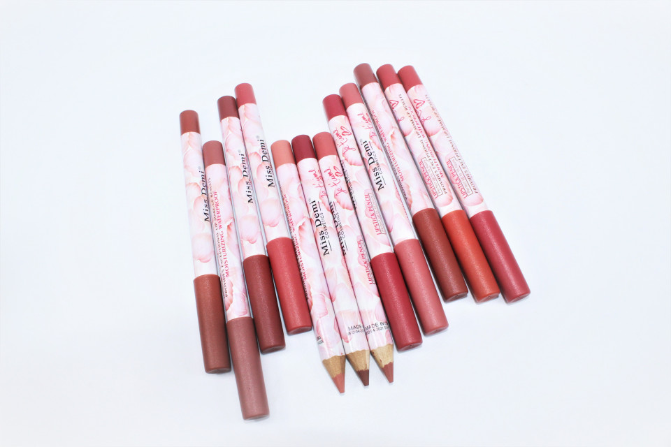 Set 12 creioane de buze , Miss Demi, Lipstick Pencil - 2 | YEO