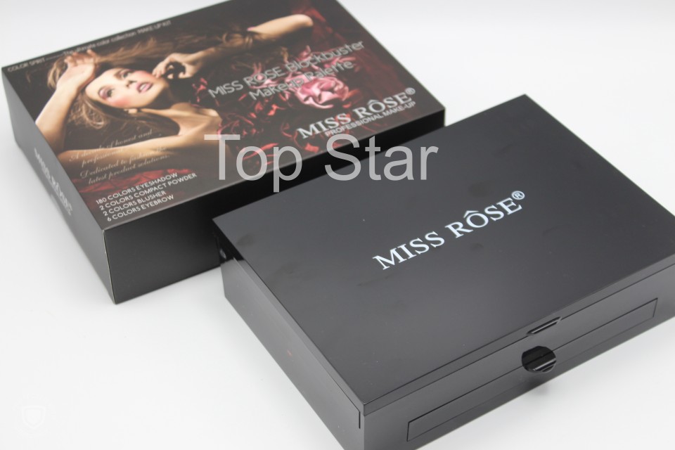 Trusa machiaj multifunctionala 190 farduri Miss Rose Palette - 1 | YEO