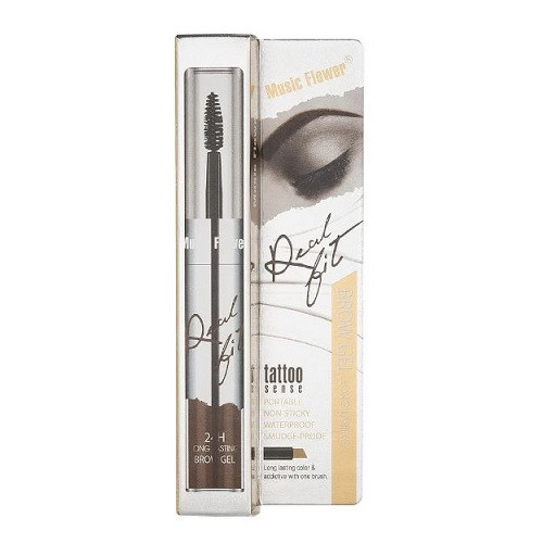 Gel sprancene, Music Flower, Brow Gel Long Lasting, 02 Real Brown - 2 | YEO