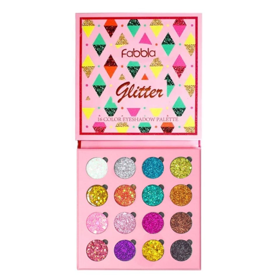 Paleta 16 Farduri Glitter, Fabbla, Party Glitter Palette - 3 | YEO