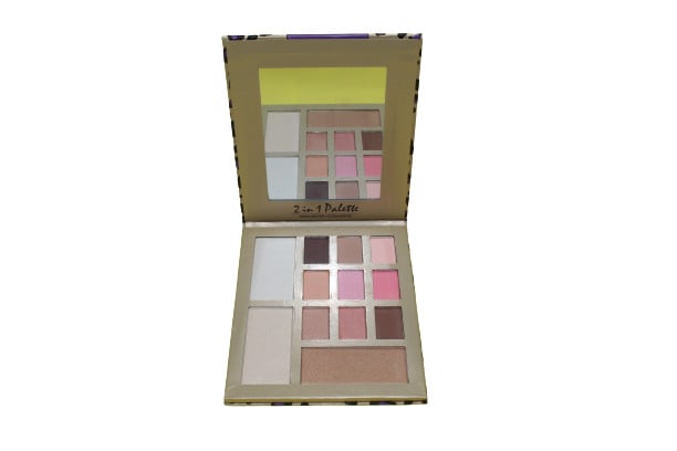 Paleta Fard, Kiss Beauty, 2 in 1, Fard de pleoape si Iluminator, 1 - 3 | YEO