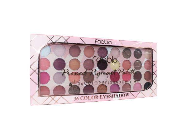 Paleta farduri de ochi Fabbla, Pressed Pigment Palette, 36 Colors Eyeshadow - 1 | YEO