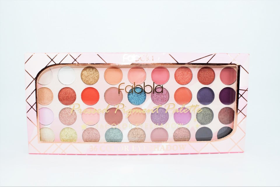 Paleta farduri de ochi Fabbla, Pressed Pigment Palette, 36 Colors Eyeshadow, 01 - 1 | YEO