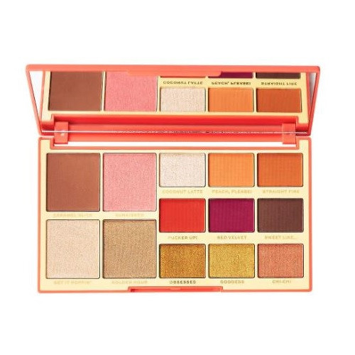 Paleta pentru fata si ochi, Makeup Revolution, x Rachel Leary, Goddess On The Go, 13 culori Paleta pentru fata si ochi, Makeup Revolution, x Rachel Leary, Goddess On The Go, 13 culori