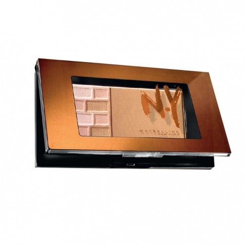 Paleta pudra bronzanta si iluminator Maybelline Bricks Bronzer 01 - 1 | YEO