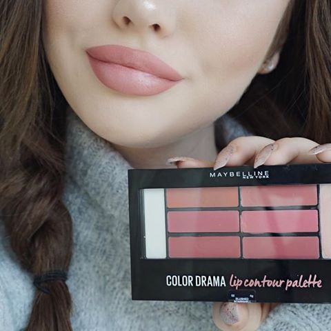 Paleta rujuri de buze Maybelline Lip Contour Palette 02 Blushed Bombshell - 1 | YEO