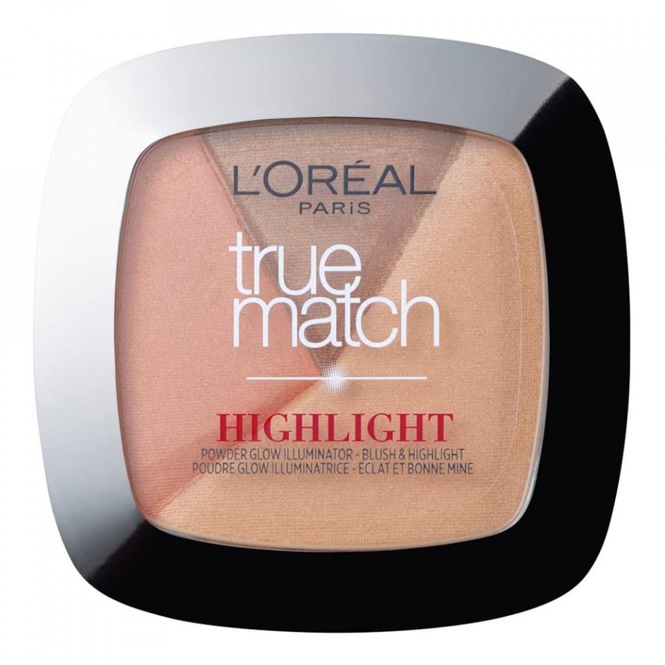 Pudra iluminatoare, Loreal, True Match Highlight, 102 Golden Glow - 2 | YEO