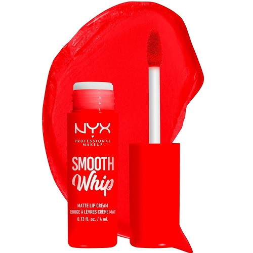 Ruj de Buze Lichid Mat, NYX Professional Makeup, Smooth Whip Matte, 12 Icing On Top, 4 ml