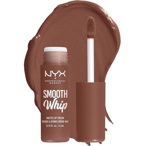 Ruj de Buze Lichid Mat, NYX Professional Makeup, Smooth Whip Matte, 24 Memory Foam, 4 ml