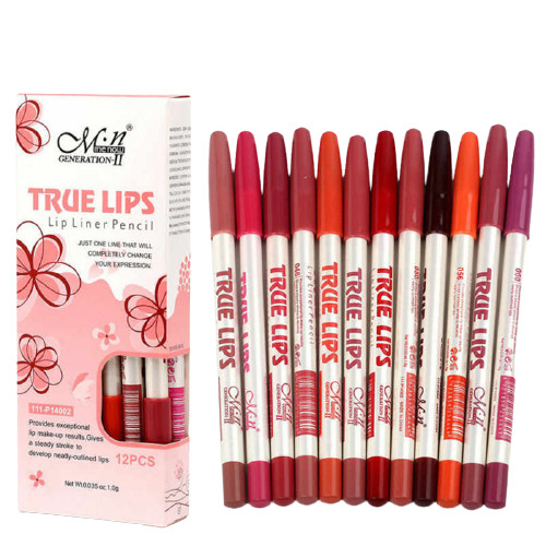 Set 12 creioane de buze Menow, True Lips - 3 | YEO