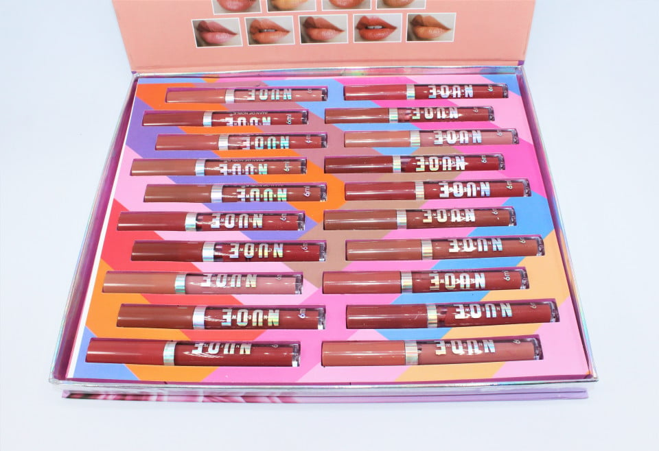 Set 20 rujuri de buze, Iman Of Noble, Matte Lip Gloss - 1 | YEO