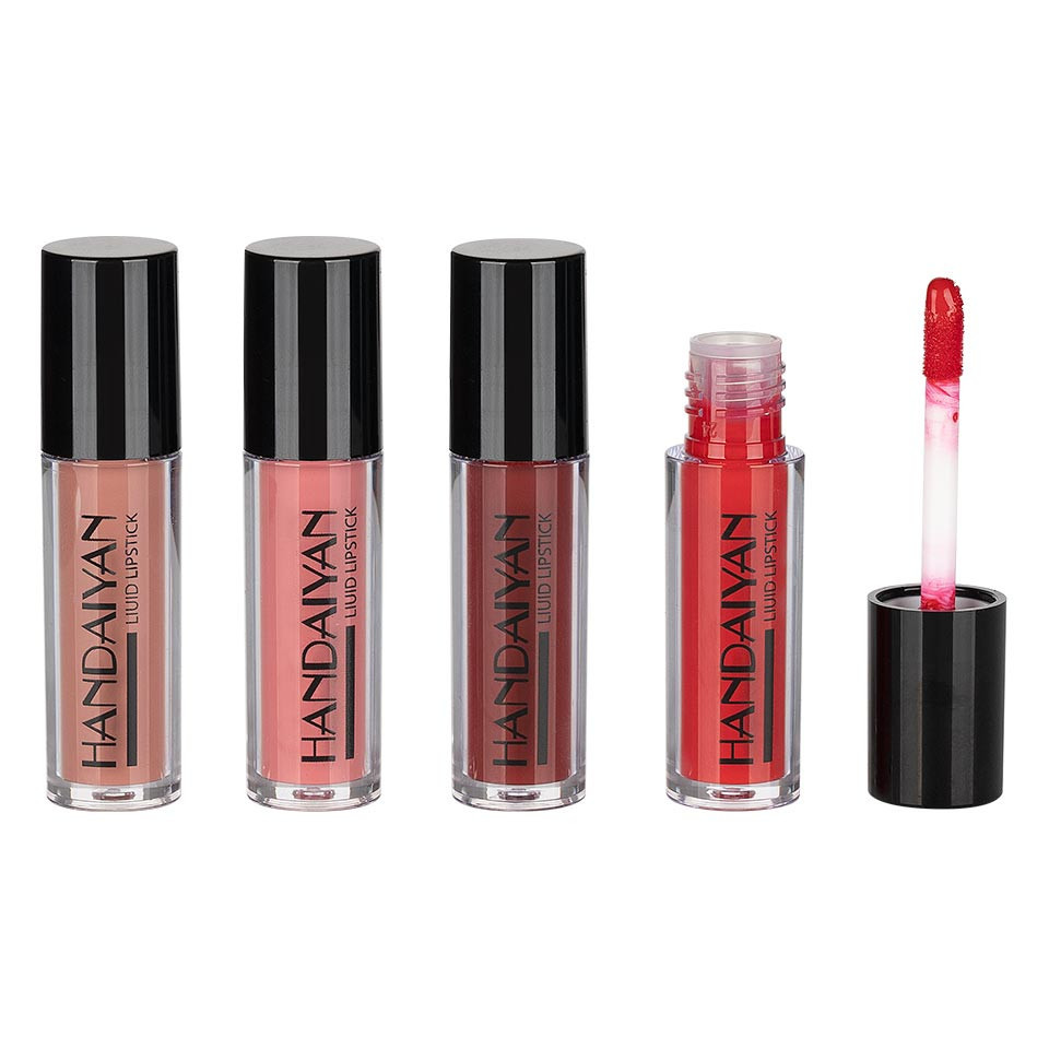 Set machiaj 4 rujuri de buze Liquid Lipstick, 02 - 1 | YEO