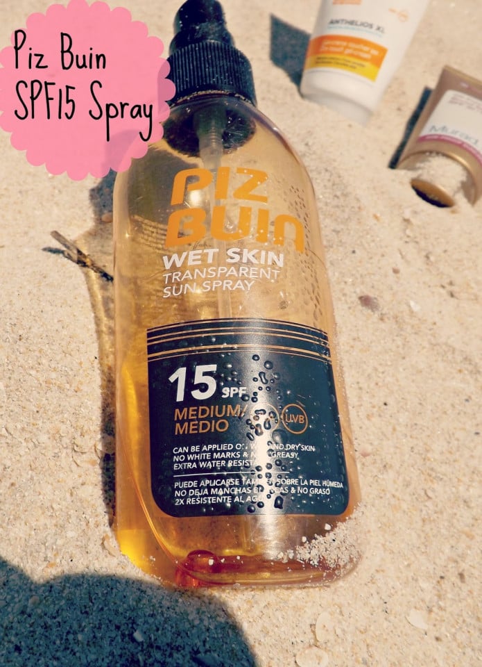 Spray protectie solara Piz Buin Wet Skin SPF 15 Protectie Medie - 2 | YEO