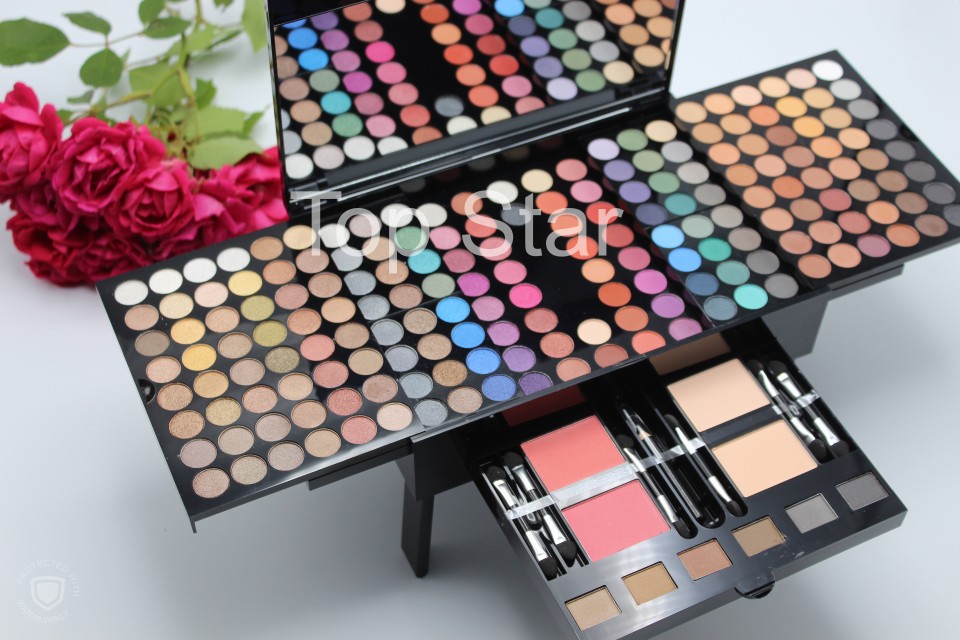 Trusa machiaj multifunctionala 190 farduri Miss Rose Palette - 2 | YEO