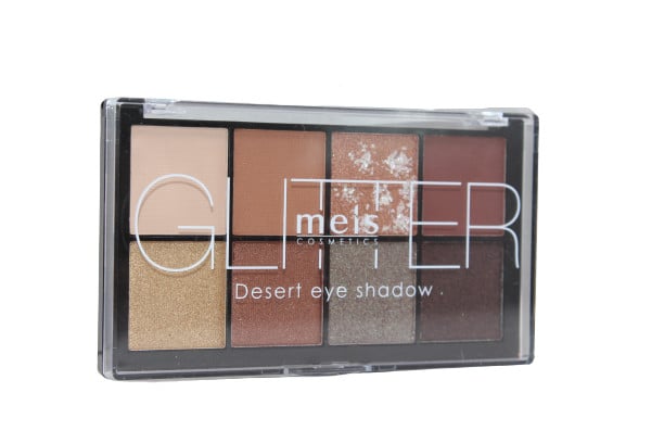 Trusa machiaj paleta farduri de ochi, Meis, Glitter Desert, 02, 8 culori - 1 | YEO