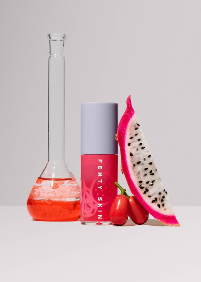 Ulei hidratant cu ulei de jojoba pentru buze uscate, Fenty, Treatz, Dragon Fruit, 5.6 ml - 2 | YEO