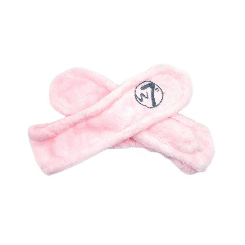 Bentita cosmetica pentru machiaj si demachiere, W7, Twisted Bunny Headband, Roz