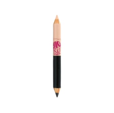 Creion de ochi cu doua capete Maybelline Big Eyes Liner, Nuanta 02 Black&Beige - 1 | YEO