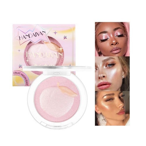 Iluminator, Handaiyan, Fruit Glow Highlighter, Peach, 9 g - 3 | YEO