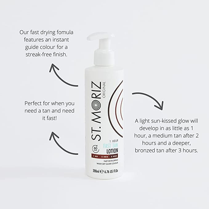 Lotiune Autobronzanta St. Moriz, Fast Tan Lotion, 200 ml - 1 | YEO