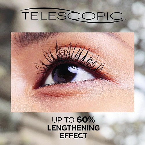 Mascara Alungire Extrema, Loreal, Telescopic, Extra Black, 8 ml - 1 | YEO