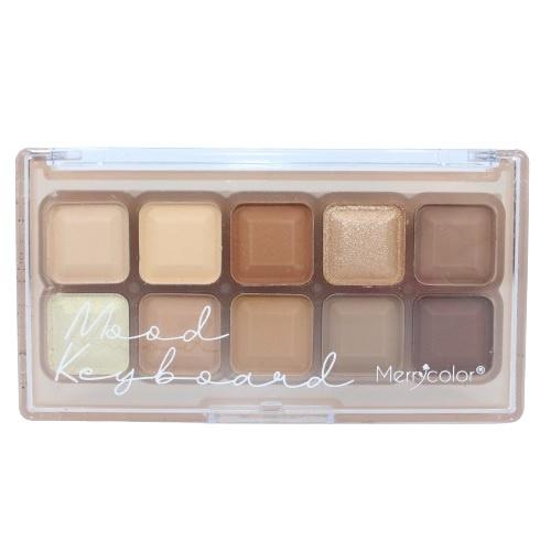 Paleta fard 10 culori, Merrycolor, Mood Keyboard, 02 - 3 | YEO