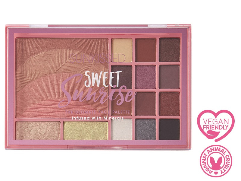 Paleta farduri de ochi si obraz Sunkissed Sweet Sunrise Face Palette - 2 | YEO