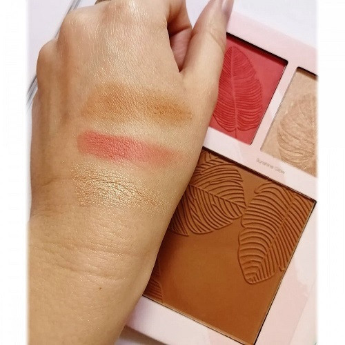 Paleta iluminator, blush si bronzer, Sunkissed, The Future Is Natural - 2 | YEO