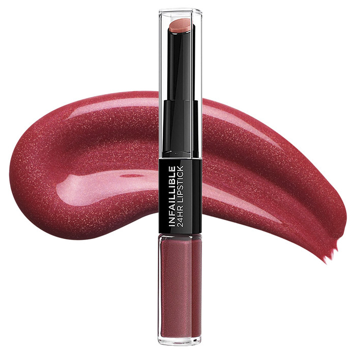 Ruj de buze rezistent Loreal cu 2 capete Nuanta 507 Relentless Rouge - 2 | YEO