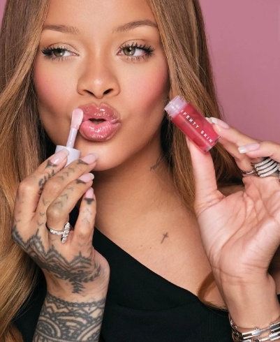 Ulei hidratant cu ulei de jojoba pentru buze uscate, Fenty, Treatz, Dragon Fruit, 5.6 ml - 3 | YEO