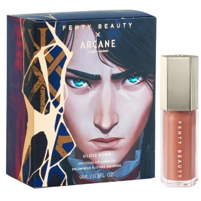 Luciu de buze, Fenty Beauty X Arcane, Gloss Bomb, Rogue on Riche, 9 ml