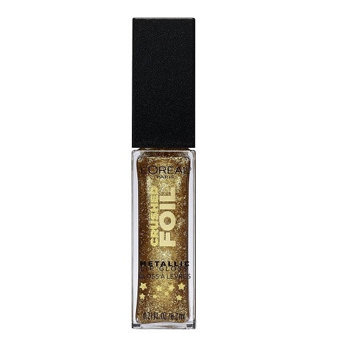 Luciu de Buze Stralucitor, Loreal, Crushed Foil Metallic Gloss, 14 Mirrored - 1 | YEO