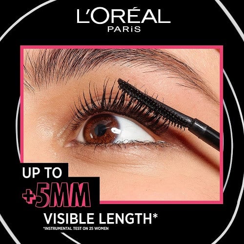 Mascara Volum, Alungire si Curbare, Loreal, Telescopic Lift, Negru, 9.9 ml - 2 | YEO