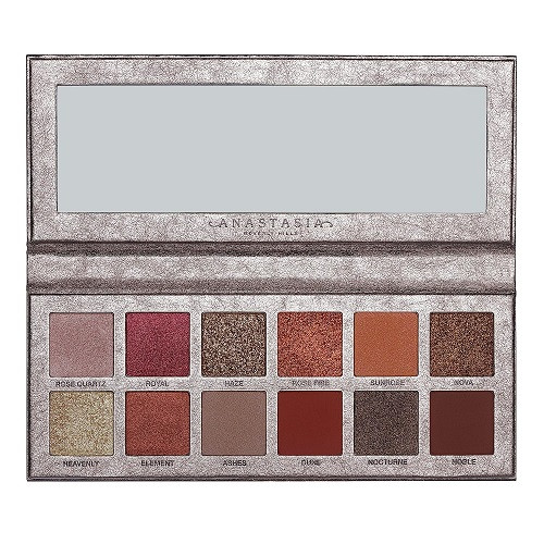 Paleta fard de pleoape, Anastasia Beverly Hills, Rose Metals, 12 culori