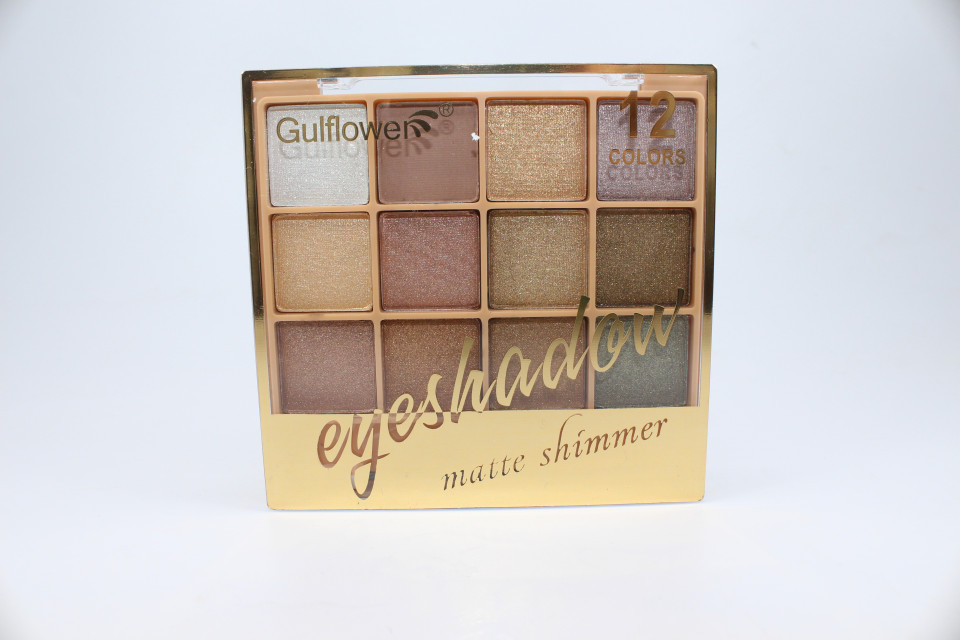 Paleta farduri de ochi, Gulflower, Eyeshadow Matte Shimmer, 12 culori, 03 - 2 | YEO