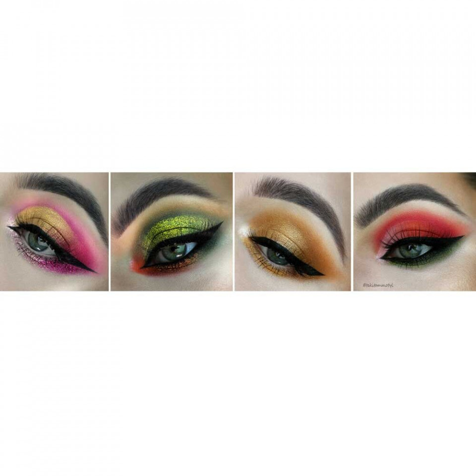 Paleta farduri de ochi Kiss Crown Turkish Delight, 18 Culori Kiss Crown