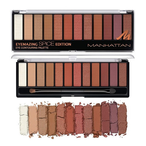 Paleta farduri de ochi, Manhattan, Eyemazing Palette, 12 culori, 010 Spice Edition - 1 | YEO