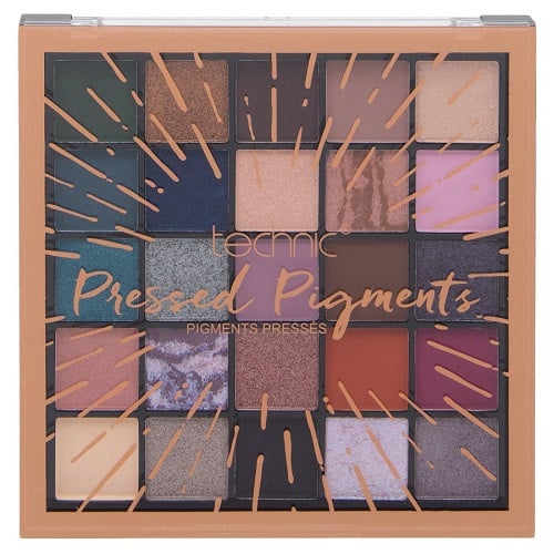 Paleta Farduri Pleoape, Technic, Pressed Pigments, 25 Nuante, Vegan, Multicolor, 45 g - 2 | YEO