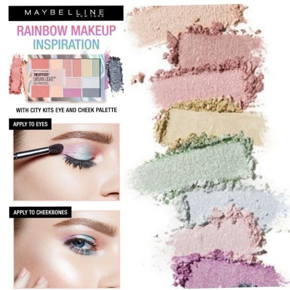 Paleta multifunctionala farduri de ochi si obraz Maybelline The City Urban Lights - 1 | YEO