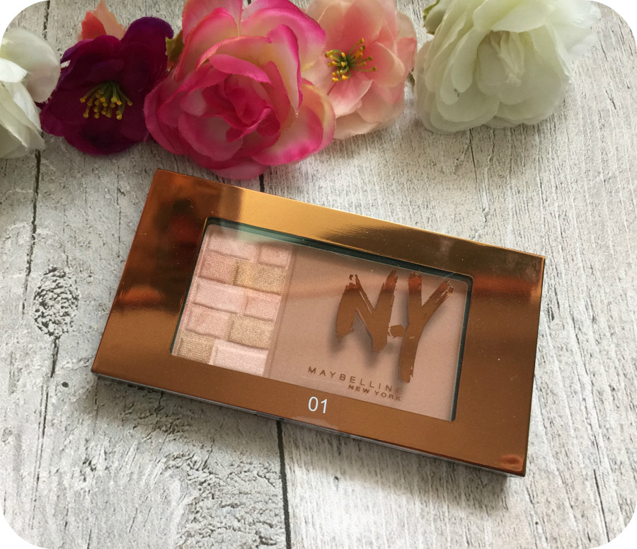 Paleta pudra bronzanta si iluminator Maybelline Bricks Bronzer 01 - 3 | YEO