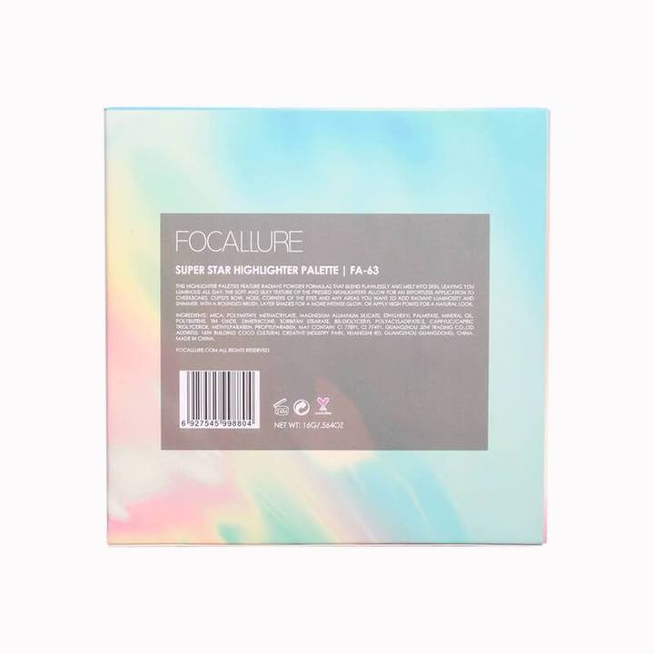 Paleta pudre iluminatoare Focallure Star Highlighter Palette - 3 | YEO