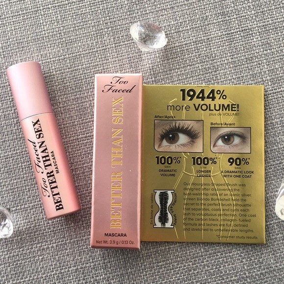 Rimel, Too Faced, Better Than Sex Mascara, Negru, Mini, 3.9 g - 2 | YEO