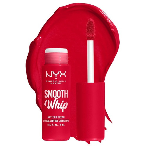 Ruj de Buze Lichid Mat, NYX Professional Makeup, Smooth Whip Matte, 13 Cherry Creme, 4 ml