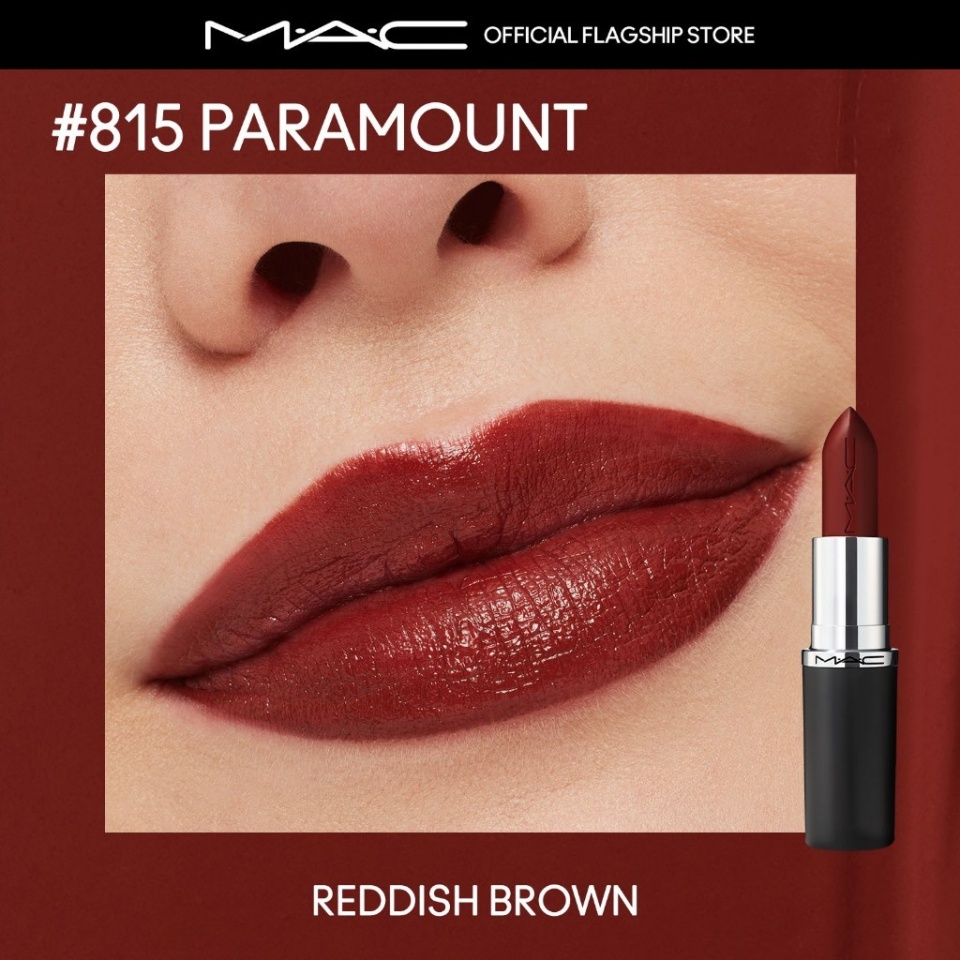 Ruj de Buze, MAC, MACximal Sleek Satin, 815 Paramount, 3.5 g - 3 | YEO